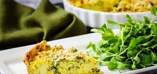 Пирог с брокколи