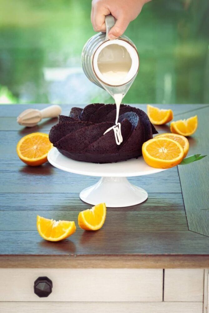 Шоколадно-апельсиновый кекс