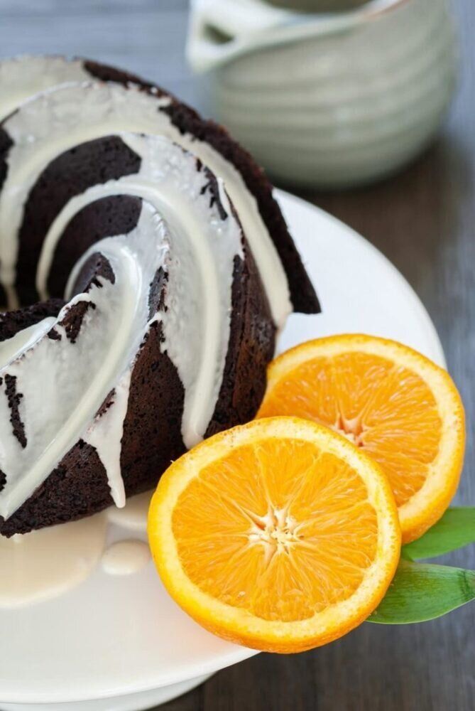 Шоколадно-апельсиновый кекс