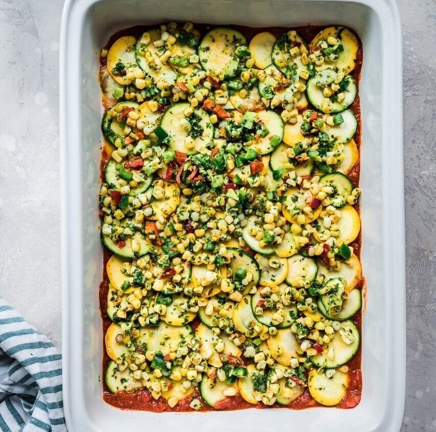 Запеченные кабачки