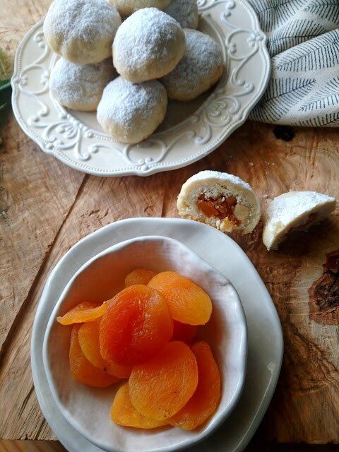 Печенье с курагой 