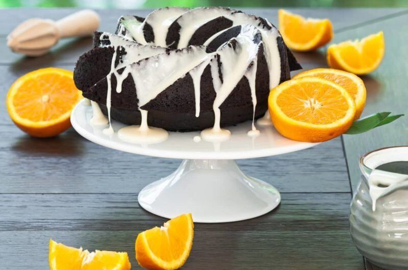 Шоколадно-апельсиновый кекс