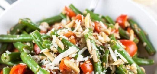 Салат с зеленой фасолью