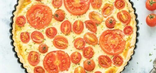 Пирог с томатами