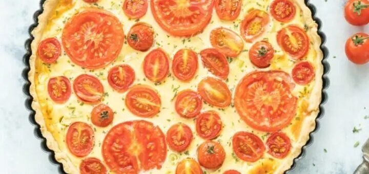 Пирог с томатами