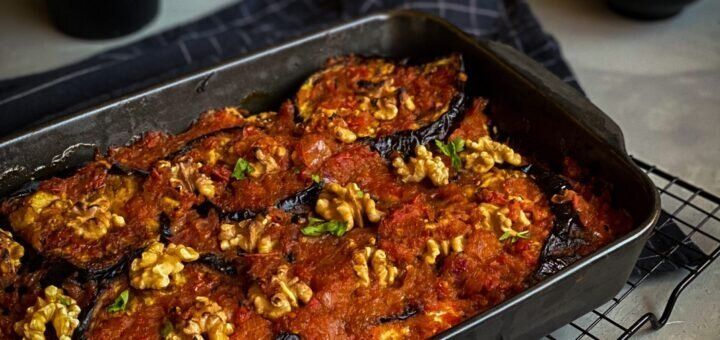 Запеканка из баклажанов