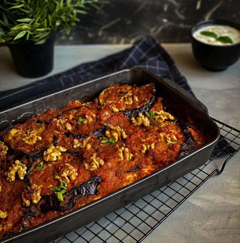 Запеканка из баклажанов