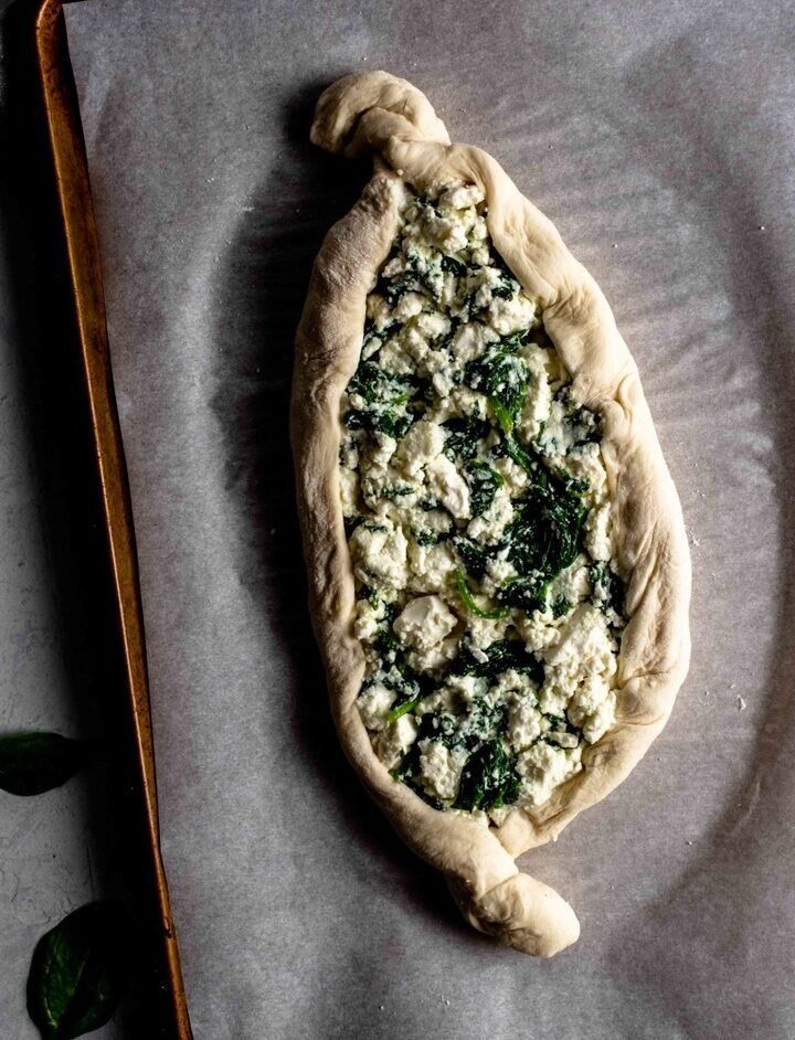 Хачапури со шпинатом