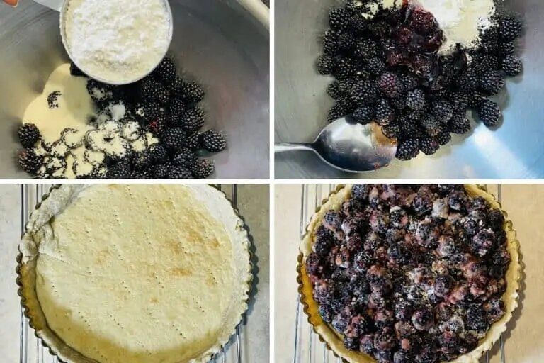 Ежевичный пирог