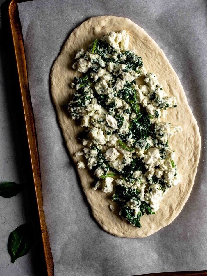 Хачапури со шпинатом