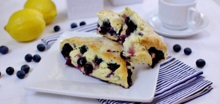 Черничные сконы