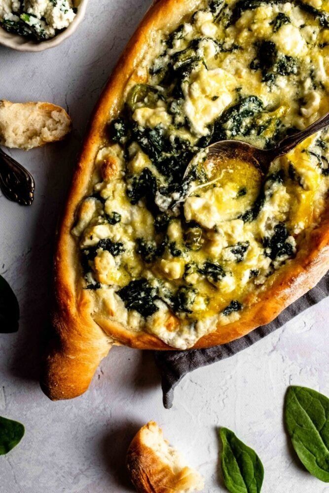 Хачапури со шпинатом