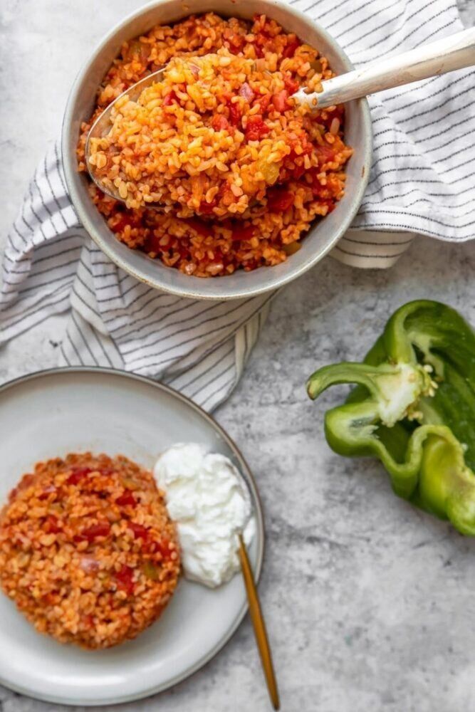 Плов из булгура