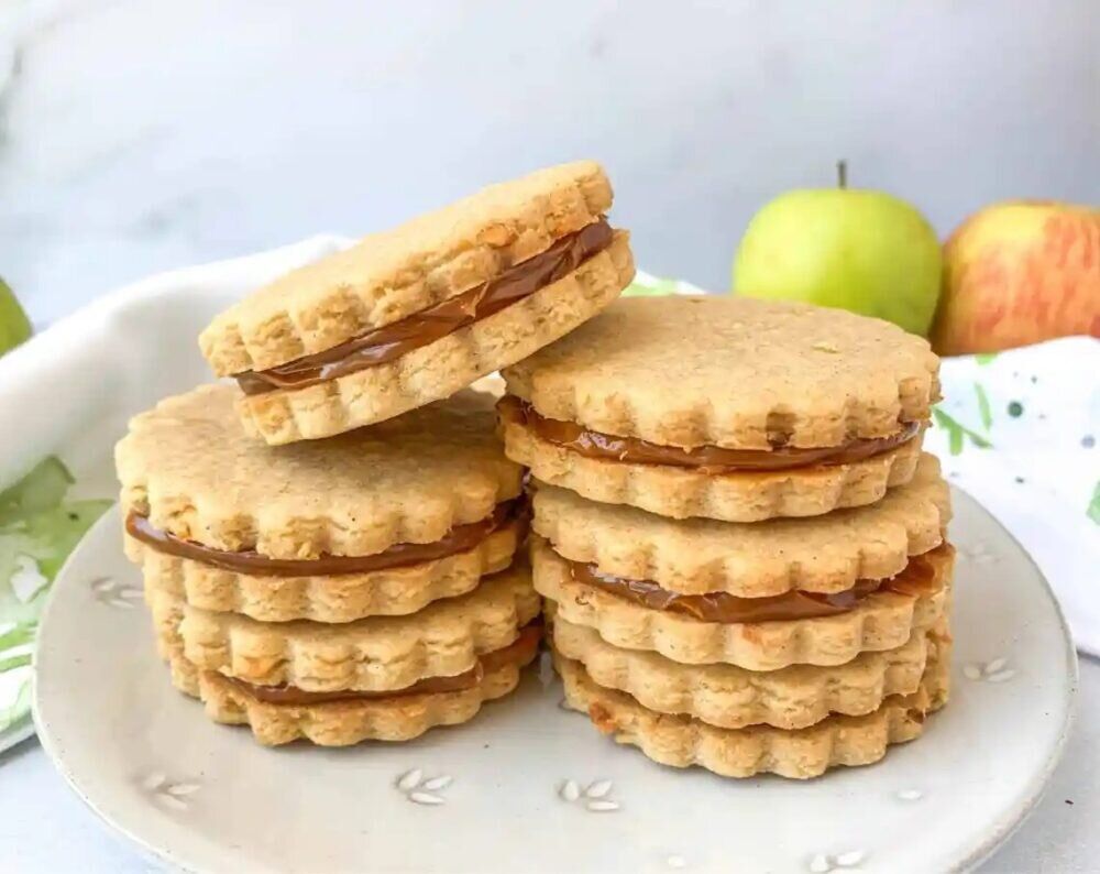 Печенье яблочное со сгущенкой