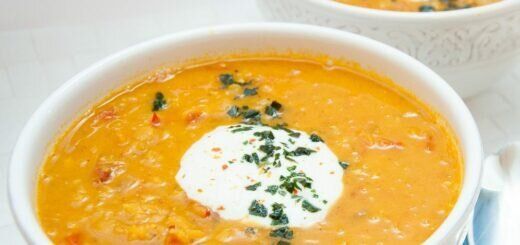 Пряный морковно-чечевичный суп