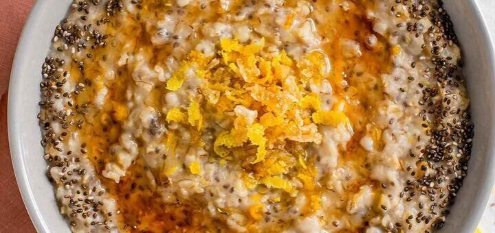 Овсяная каша с лимоном